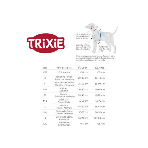 Hundegeschirr Trixie Active Premium grün S/M