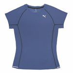 Damen Kurzarm-T-Shirt Puma Pe Running Tee Blau