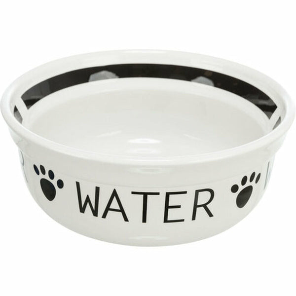Futternapf für Hunde Trixie Weiß Schwarz Ø 13 cm 250 ml
