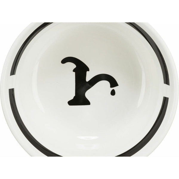 Futternapf für Hunde Trixie Weiß Schwarz Ø 13 cm 250 ml