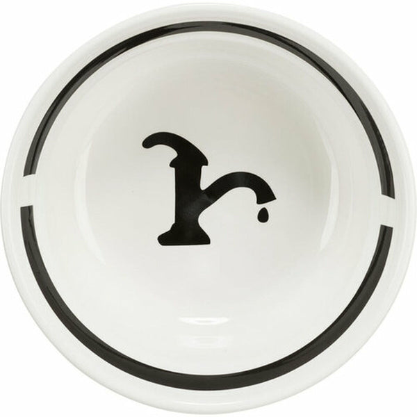 Futternapf für Hunde Trixie Weiß Schwarz Ø 13 cm 250 ml