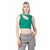 Damen Kurzarm-T-Shirt 24COLOURS Casual grün