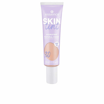 Feuchtigkeitscreme mit Farbe Essence SKIN TINT Nº 30 Spf 30 30 ml