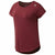 Damen Kurzarm-T-Shirt Reebok Work Mesh Dunkelrot