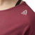 Damen Kurzarm-T-Shirt Reebok Work Mesh Dunkelrot
