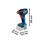 Elektrischer Schraubendreher BOSCH GDX 18V-210 C Professional 210 Nm