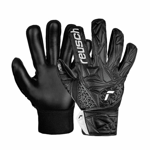 Torwarthandschuhe Reusch Attrakt Starter Solid Finger Schwarz