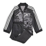 Trainingsanzug für Babys Adidas I BBALL JOG FT Grau