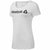 Damen Kurzarm-T-Shirt Reebok Scoop Neck Weiß