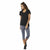 Damen Kurzarm-T-Shirt Reebok Wor Supremium Detail Schwarz