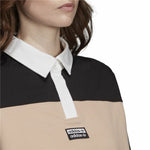 Damen Kurzarm-Poloshirt Adidas Originals Cropped Damen Schwarz