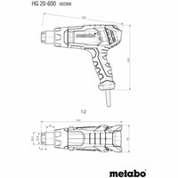 Heißluftgebläse Metabo 602066000