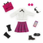 Zubehör für Puppen Corolle English College Dressing