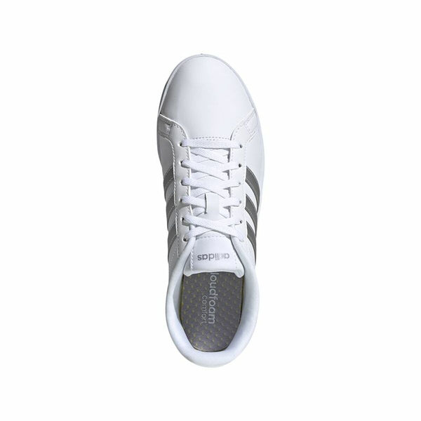 Casual Damenturnschuh Adidas Courtpoint Weiß