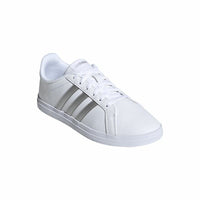 Casual Damenturnschuh Adidas Courtpoint Weiß