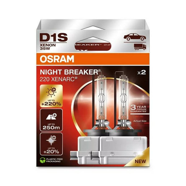 Autoglühbirne Osram NIGHT BREAKER 220 35 W (2 Stück)