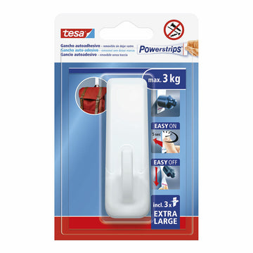 Haken zum Aufhängen TESA Powerstrips XL Selbstklebend