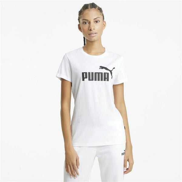 Herren Kurzarm-T-Shirt Puma 586774 02 Weiß (1 Stück)