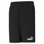 Kinder Shorts Puma Essentials Jersey Shorts Schwarz