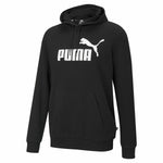 Herren Sweater mit Kapuze Puma Essentials Big Logo Schwarz