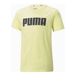 Kurzarm-T-Shirt für Kinder Puma  Alpha Graphic Gelb
