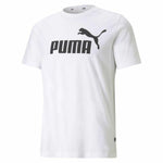 Kurzärmliges Sport T-Shirt Puma ESS LOGO TEE 586666 02 Weiß