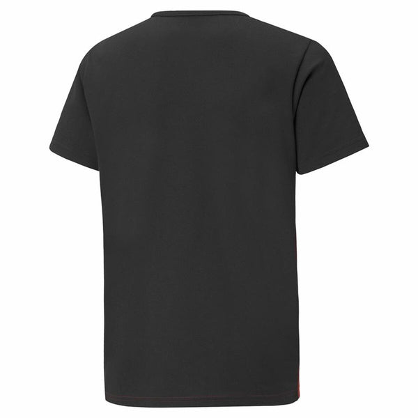 Kurzarm-T-Shirt für Kinder Puma individualRISE Rot Schwarz