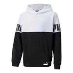 Jungen Sweater mit Kapuze Puma Colorblock Weiß