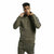 Herren Sweater mit Kapuze Reebok Training Essentials Tape Khaki