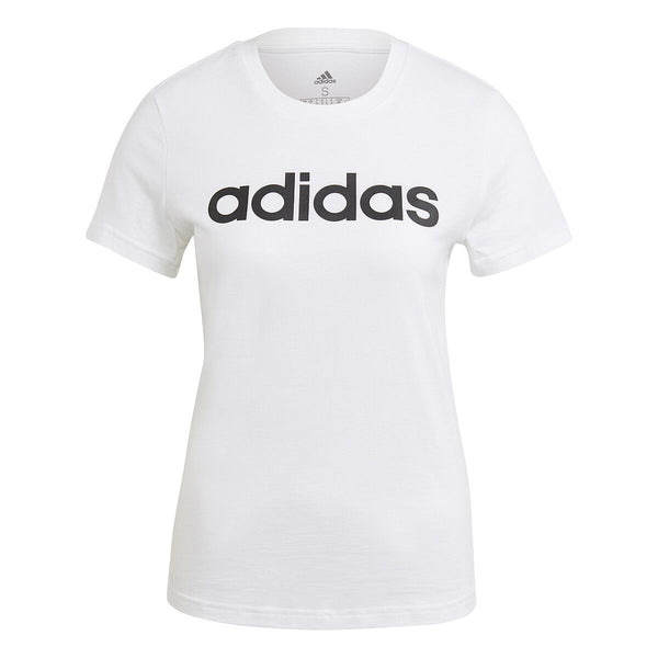 Damen Kurzarm-T-Shirt Adidas GL0768 Weiß