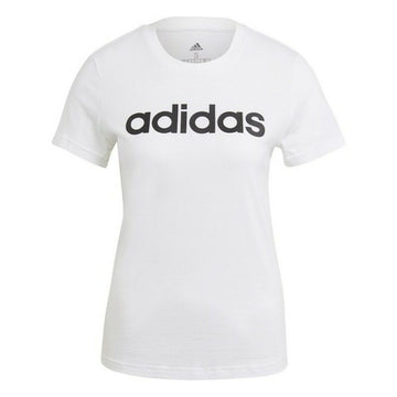 Damen Kurzarm-T-Shirt Adidas W LIN T GL0768 Weiß