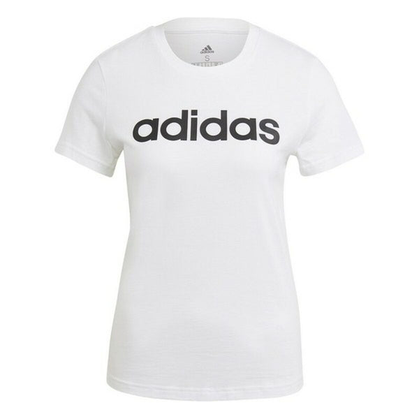 Damen Kurzarm-T-Shirt Adidas W LIN T GL0768 Weiß