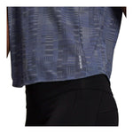 Damen Kurzarm-T-Shirt Adidas Own The Run Stahlblau