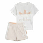 Sportset für Kinder Adidas Trifolio Weiß