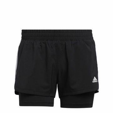 Damen-Sportshorts Adidas Pacer Schwarz