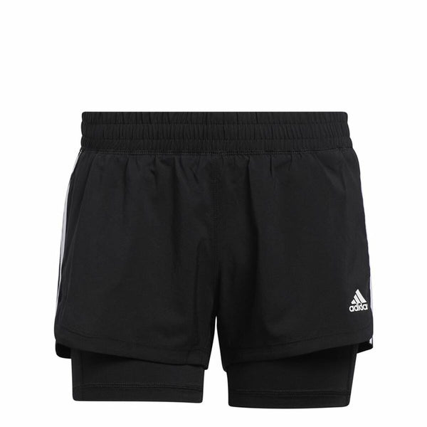 Damen-Sportshorts Adidas Pacer Schwarz