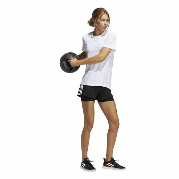 Damen-Sportshorts Adidas Pacer Schwarz