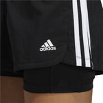 Damen-Sportshorts Adidas Pacer Schwarz