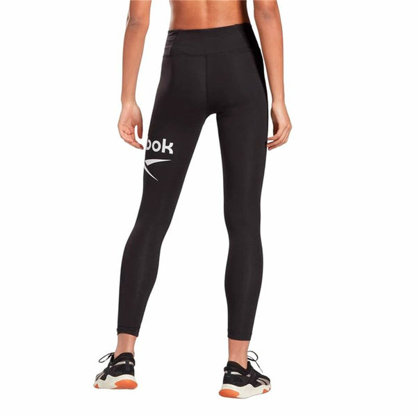 Sporthose Damen Reebok Identity Bl Cotton Schwarz