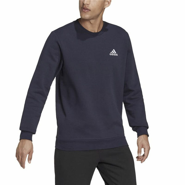 Herren Sweater ohne Kapuze Adidas Feelcozy Schwarz