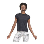 Damen Kurzarm-T-Shirt Reebok Workout Ready Activchill Schwarz