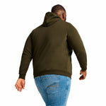 Herren Sweater mit Kapuze Puma Ess+ 2 Col Big Logo Braun