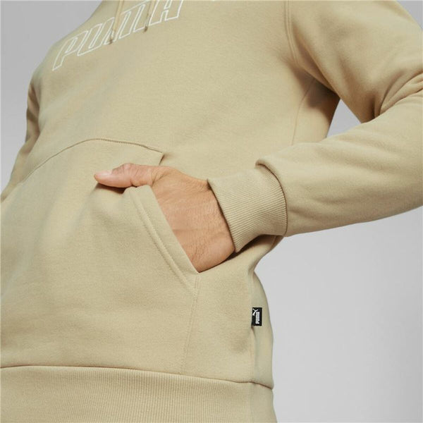 Herren Sweater mit Kapuze Puma Beige