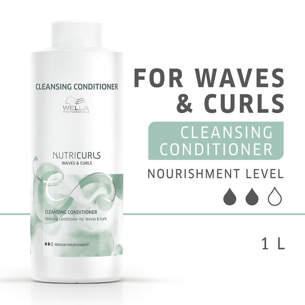 Definierte Curls Conditioner Wella Nutricurls 1 L