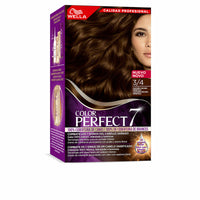 Dauerfärbung Wella Color Perfect 7 Nº 3/4 Graue Haare Dunkles Kastanienbraun 60 ml