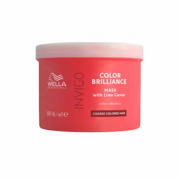 Vitalisierende Maske Wella Invigo Color Brilliance Gefärbtes Haar Dickes Haar