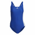 Damen Badeanzug Adidas Colorblock Blau