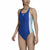 Damen Badeanzug Adidas Colorblock Blau