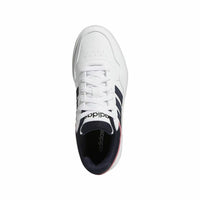 Casual Damenturnschuh Adidas Hoops 3.0 Low Classic Weiß