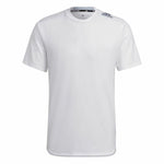 Herren Kurzarm-T-Shirt Adidas D4T Weiß